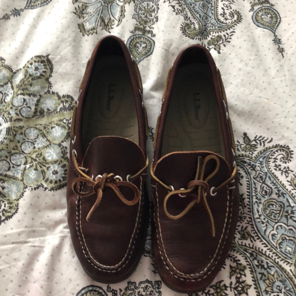 Leather loafers